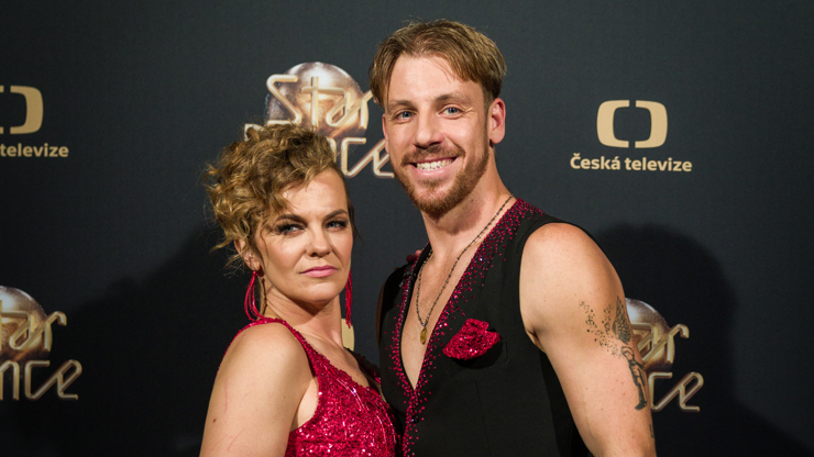Martin Prágr a Marta Jandová před svým oficiálně prvním vystoupením.