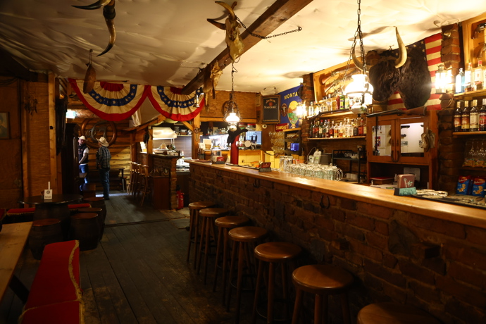 Restaurace ACW Saloon je laděna do severoamerických motivů. 