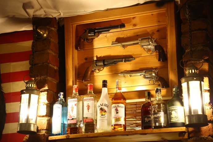 ACW Saloon je svou výzdobou velmi specifický.