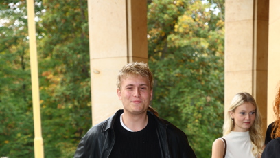 FOTO: František Prachař na křtu videoklipu.