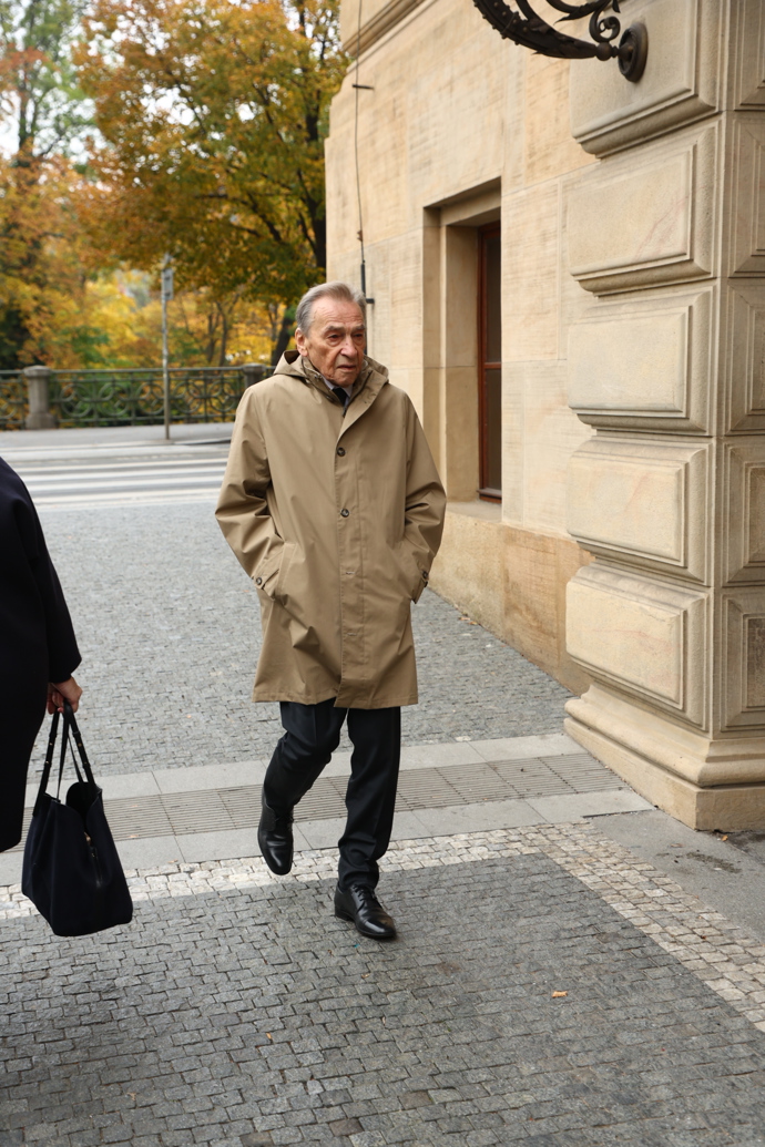 František Němec přišel dát poslední sbohem Jiřímu Štěpničkovi.