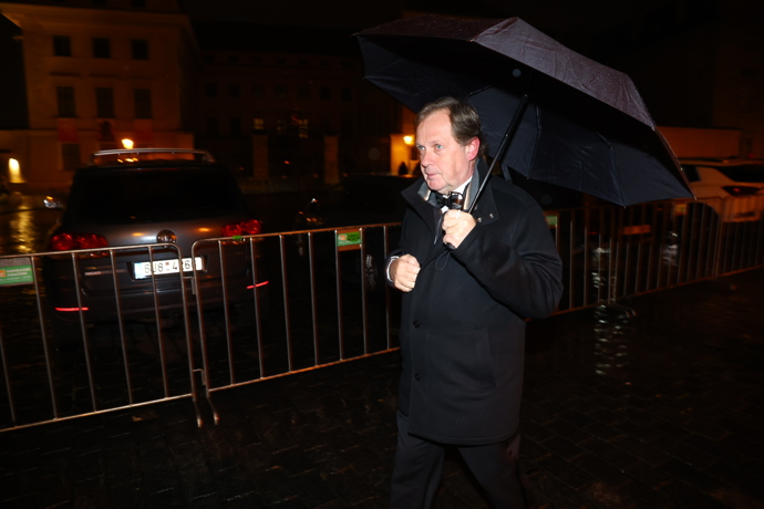 Bývalý ředitel ČT Petr Dvořák na Pražské Hradě.