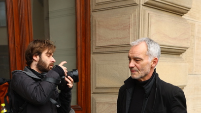 FOTO: Ivan Trojan se přišel rozloučit s Jiřím Štěpničkou.