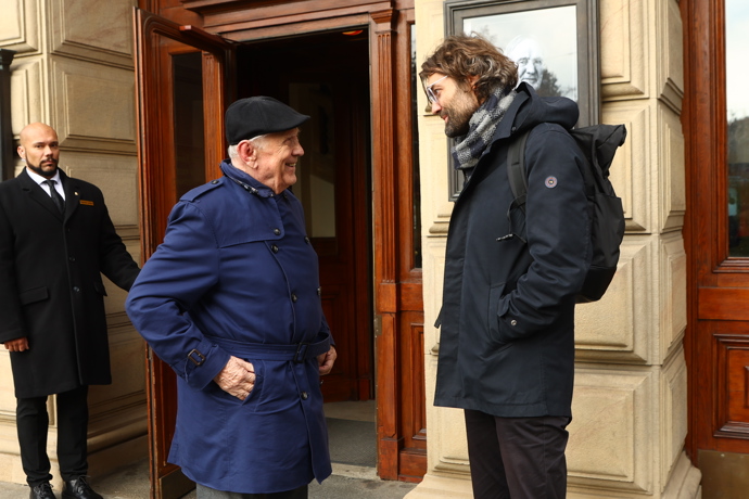 Petr Kostka se přišel rozloučit s Jiřím Štěpničkou.