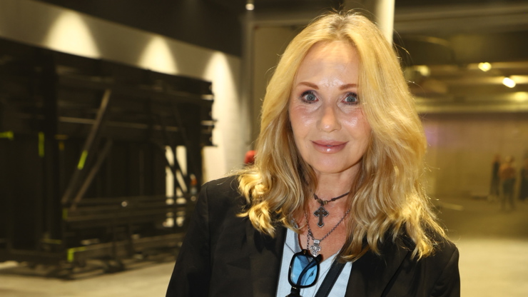 Tereza Pergnerová na koncertě Lunetic.