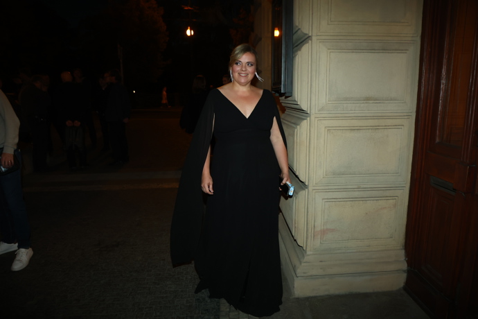 Lucie Polišanská dorazila na Ceny Thalie.