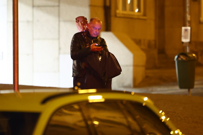 Štefan Margita čekal na taxi.