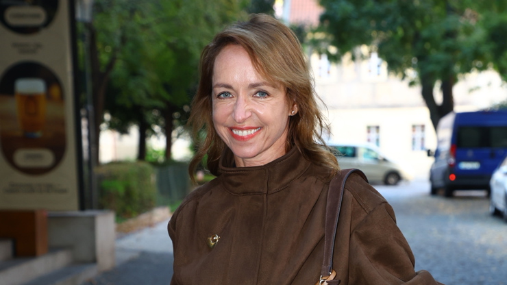 Tatiana Dyková na premiéře.