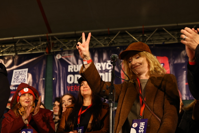 Ani Aňa Geislerová nezapomněla na Václava Havla. 