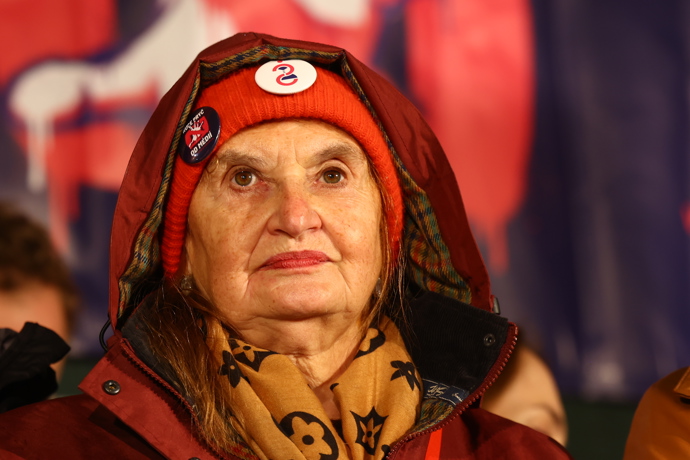 Eva Holubová také měla na krajíčku. 