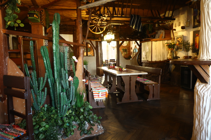 Restaurace Pancho's je opravdu velká. 