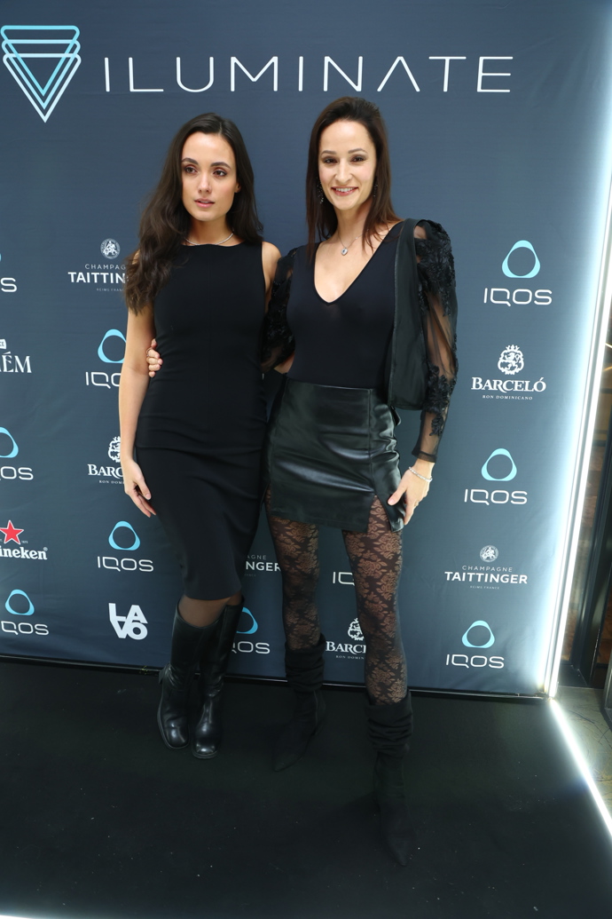 Natálie Stejskalová a Tereza Dušková dorazily v elegantních černých the outfitů, které jim neskutečně slušely.