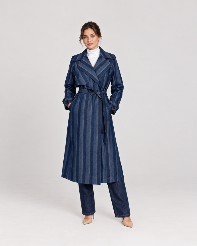 Návrhářka Eliška Tomková zase ve svojí aktuální podzimní kolekci sází na denim.