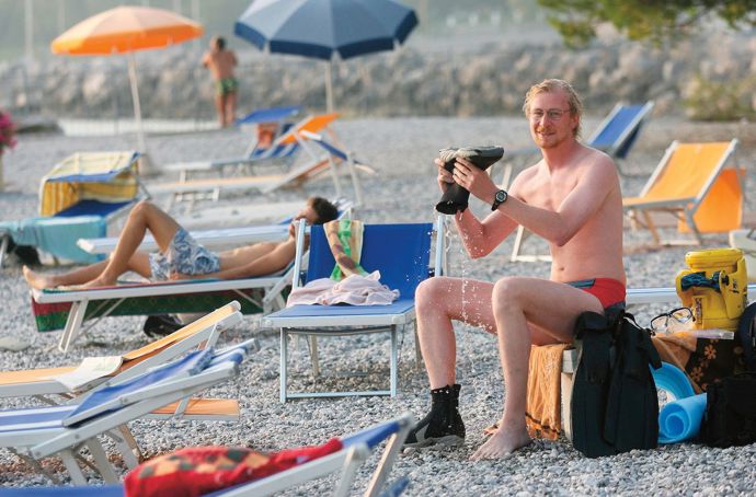Martin Pechlát je hvězdou filmu Účastníci zájezdu.
