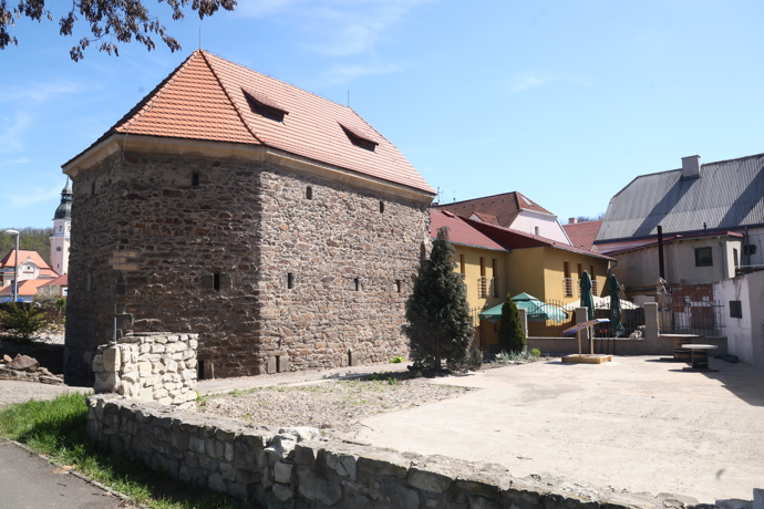 Restaurace Bašta z venku. 