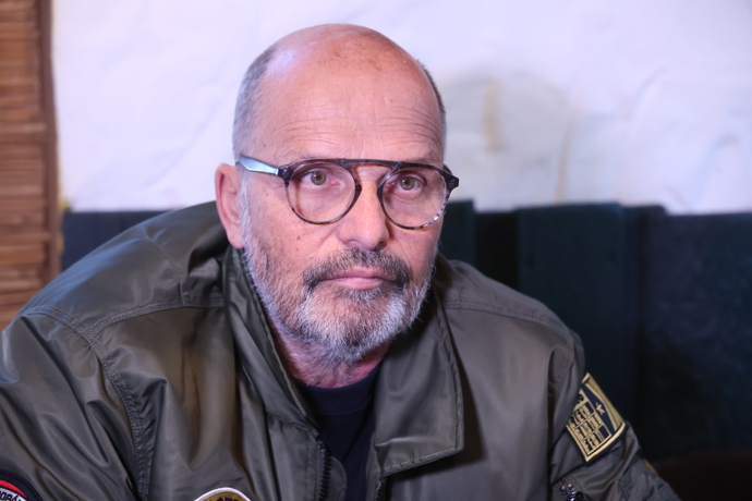 Zdeněk Pohlreich v restauraci Pancho´s v Plzni.