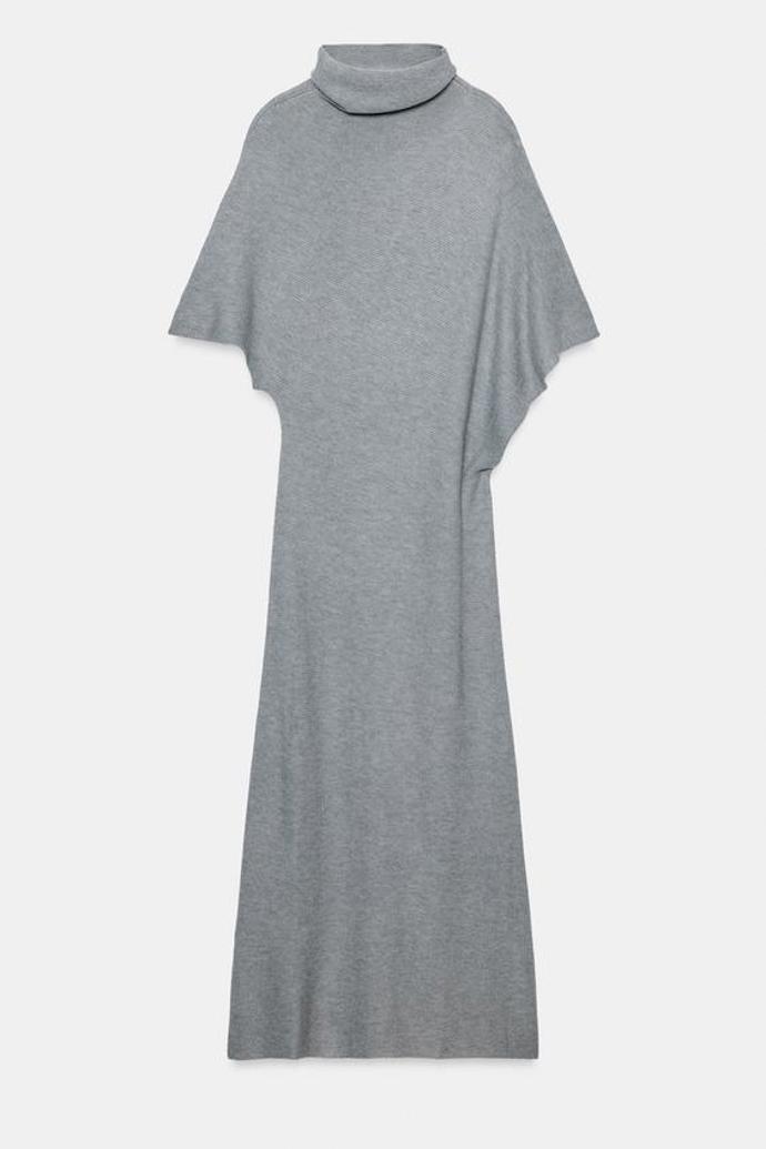 Dlouhé úpletové šaty, Zara, 999 Kč
