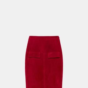 Midi sukně ze 100% kůže, Zara, 1999 Kč