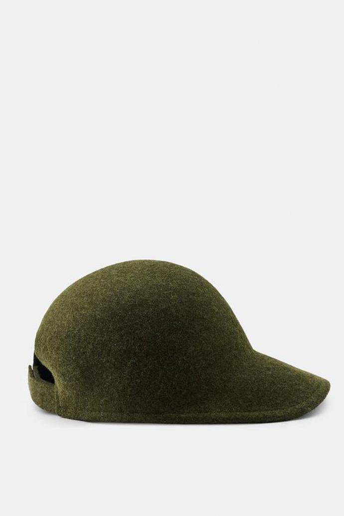 Pevná kšiltovka ze 100% vlny, Zara, 549 Kč