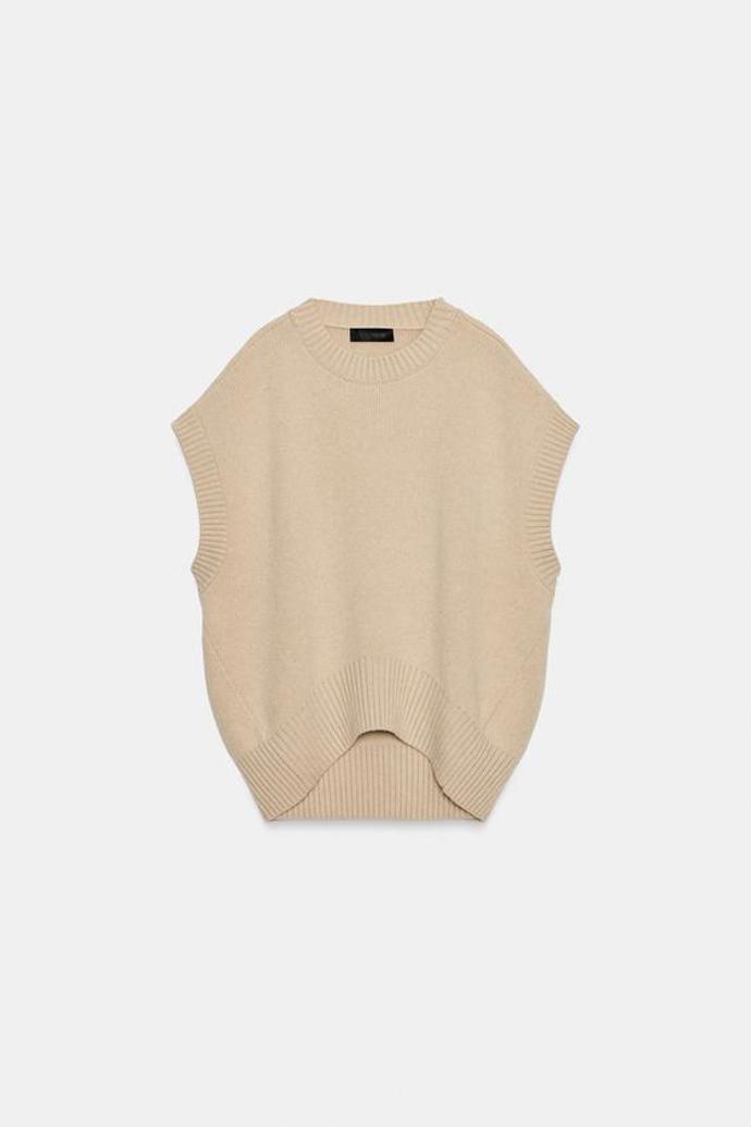Vlněná vesta oversize, Zara, 999 Kč