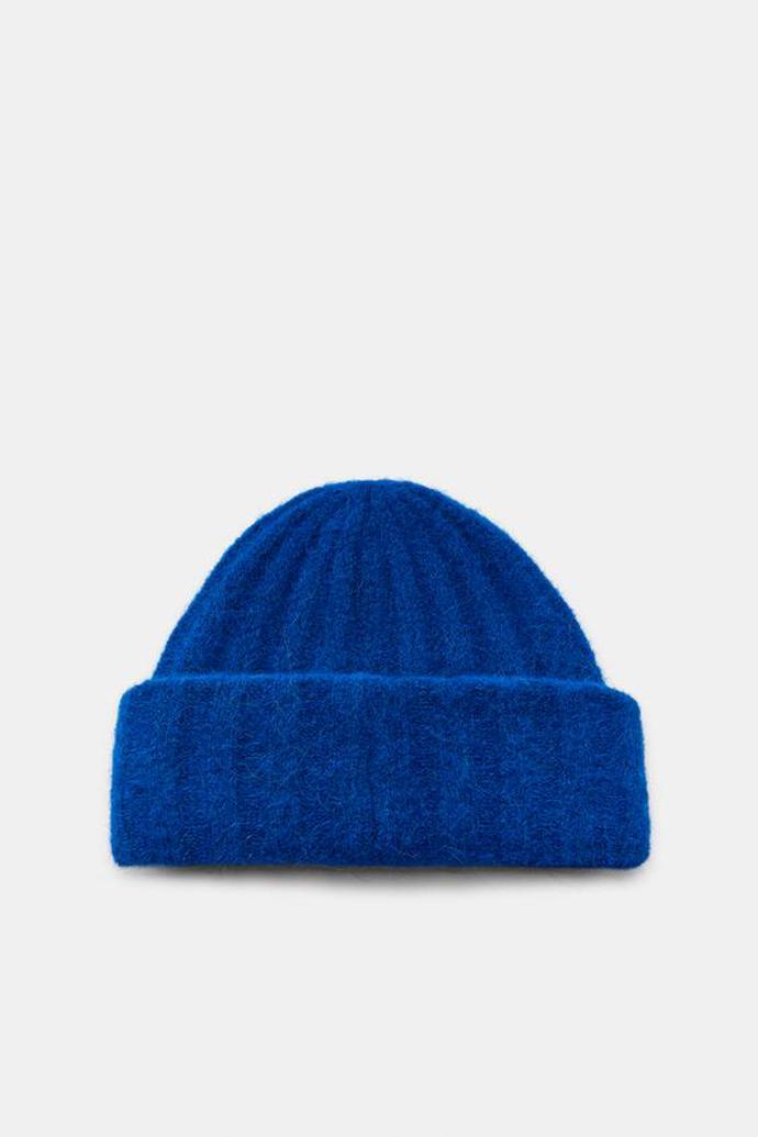Úpletová čepice s ohrnutým lemem, Zara, 399 Kč