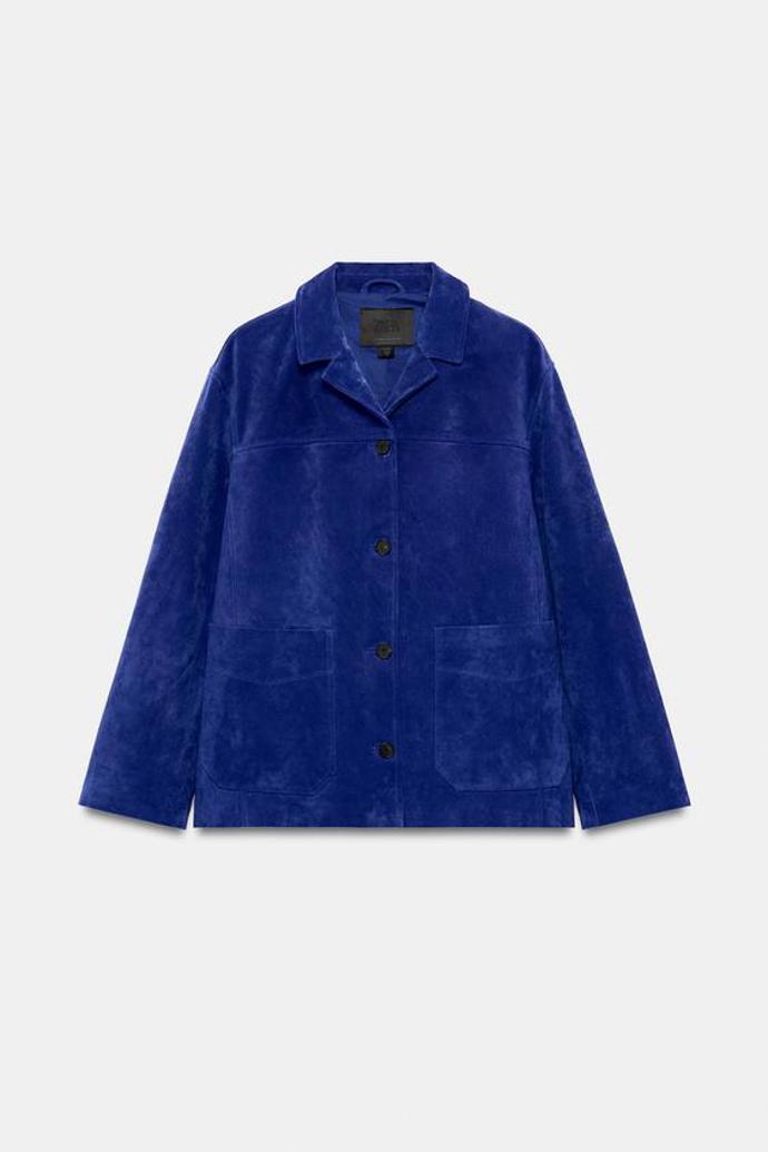 Kožená bunda ze 100% kůže, Zara, 4299 Kč