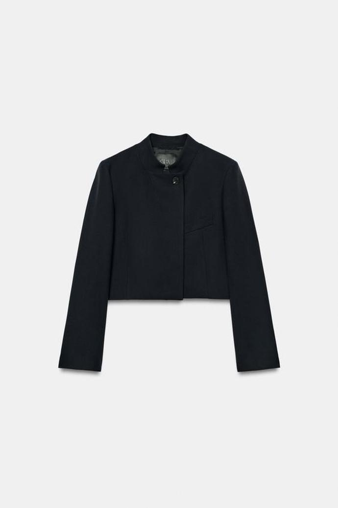 Zkrácené pruhované sako, Zara, 1999 Kč
